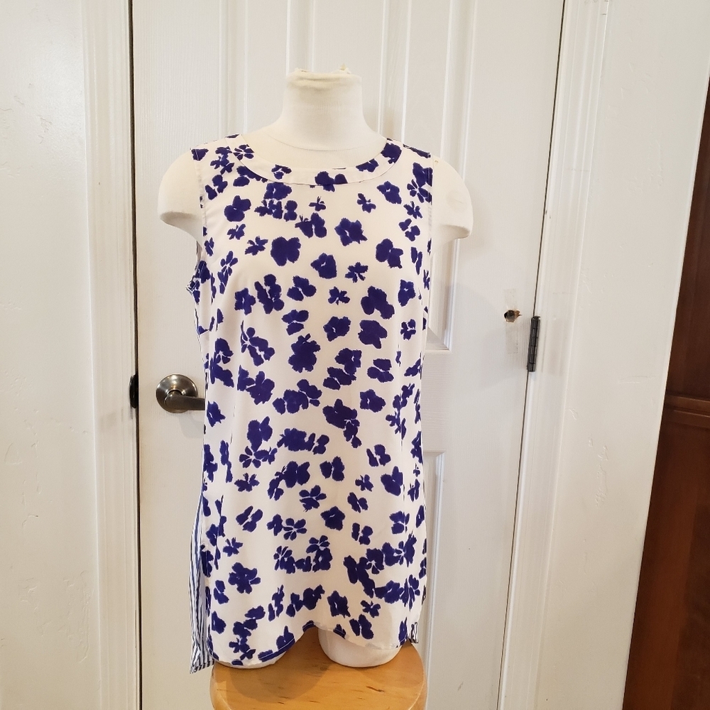 CAbi Hi Floral Stripe Low Top size Small